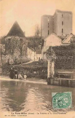 AK / Ansichtskarte La Ferte-Milon Chateau-Thierry 02 Aisne La Poterne et le Vieux Chateau