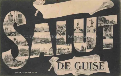 AK / Ansichtskarte Guise Vervins 02 Aisne Vue d'ensemble