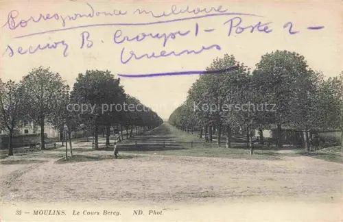 AK / Ansichtskarte Moulins  03 Allier Le Cours Berey