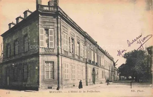 AK / Ansichtskarte Moulins  03 Allier Hotel de la Prefecture
