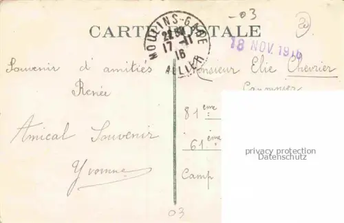 AK / Ansichtskarte Moulins  03 Allier Place d'Allier