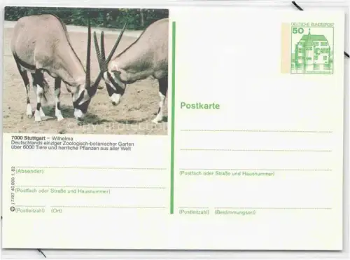 AK / Ansichtskarte Zoo Gardin Zoologique-- Stuttgart Wilhelma 