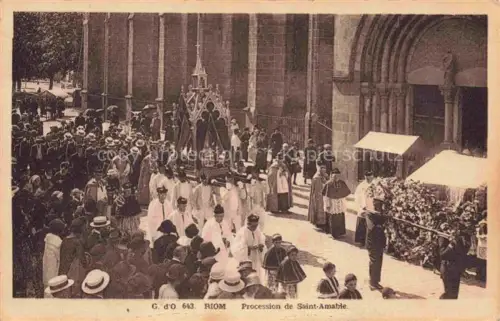 AK / Ansichtskarte RIOM 63 Puy-de-Dome Procession de Saint-Amable