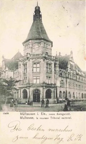 AK / Ansichtskarte Muelhausen Elsass Neues Amtsgericht