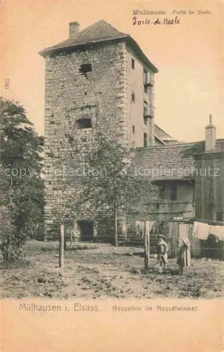 AK / Ansichtskarte MULHOUSE Muehlhausen 68 Haut-Rhin Porte de Nesle