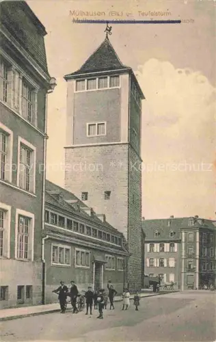 AK / Ansichtskarte MULHOUSE Muehlhausen 68 Haut-Rhin Teufelsturm Tour du Diable