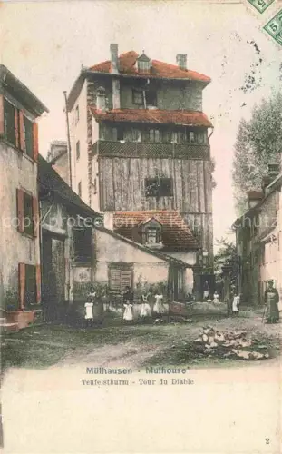 AK / Ansichtskarte MULHOUSE Muehlhausen 68 Haut-Rhin Tour du Diable Teufelsturm