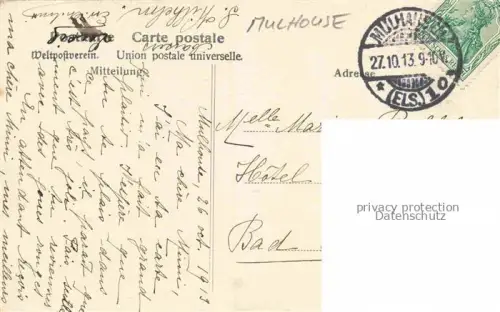 AK / Ansichtskarte MULHOUSE Muehlhausen 68 Haut-Rhin Tour du Diable Teufelsturm