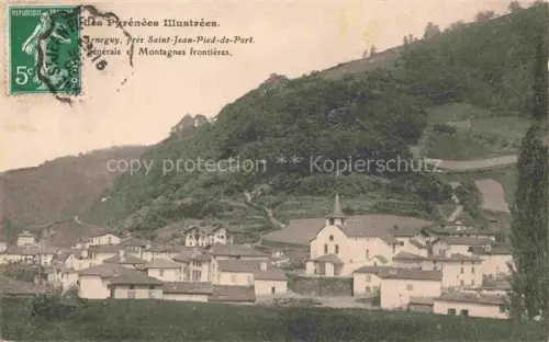 AK / Ansichtskarte Arneguy BAYONNE 64 Pyrenees-Atlantiques Vue générale et Montagnes frontières