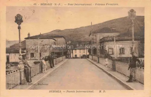 AK / Ansichtskarte Behobia Behovia San Sebastian  Pais Vasco ES Puente Internacional Frontera