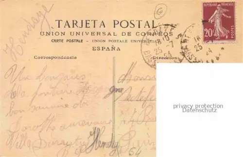 AK / Ansichtskarte Behobia Behovia San Sebastian  Pais Vasco ES Puente Internacional Frontera