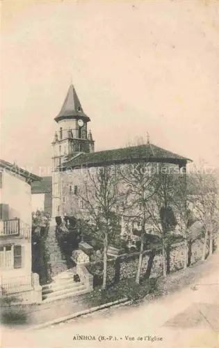 AK / Ansichtskarte Ainhoa BAYONNE 64 Pyrenees-Atlantiques Vue de l'église