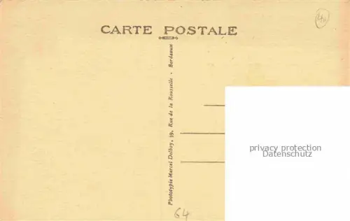 AK / Ansichtskarte Biriatou BAYONNE 64 Pyrenees-Atlantiques Pension de Famille Restaurant Bonnet Atchenia