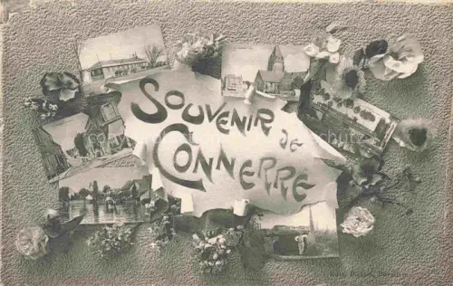 AK / Ansichtskarte Connerre MAMERS 72 Sarthe Souvenir de la ville vues d'ensemble