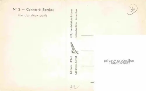 AK / Ansichtskarte Connerre MAMERS 72 Sarthe Rue des vieux ponts