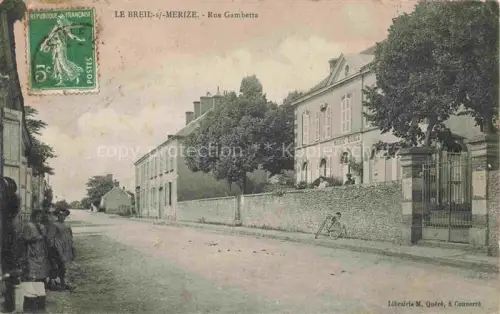 AK / Ansichtskarte Le Breil-sur-Merize MAMERS 72 Sarthe Rue Gambetta