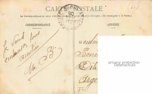 AK / Ansichtskarte Le Breil-sur-Merize MAMERS 72 Sarthe Rue de l'Eglise