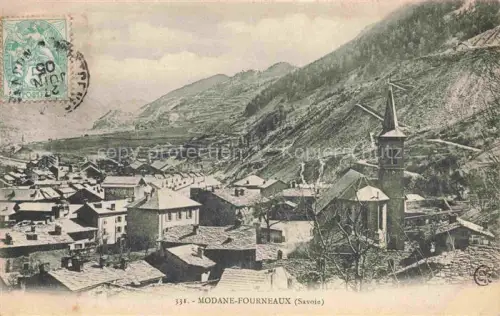 AK / Ansichtskarte Fourneaux  Modane 73 Savoie Vue générale et l'église