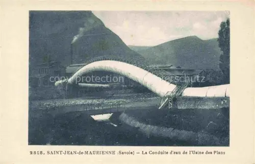 AK / Ansichtskarte Saint-Jean-de-Maurienne 73 Savoie La Conduite d'eau de l'Usine des Plans