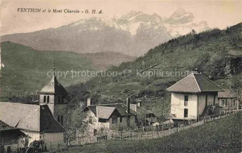 AK / Ansichtskarte Venthon Albertville 73 Savoie Vue d'ensemble et le Mont Charvin Alpes