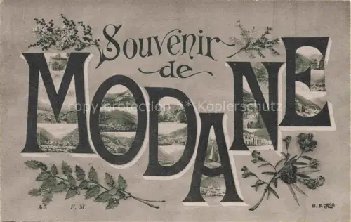 AK / Ansichtskarte Modane Saint-Jean-de-Maurienne 73 Savoie Souvenir du village vues d'ensemble