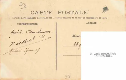 AK / Ansichtskarte Moutiers 73 d Albertville L'Isère et l'Evêché