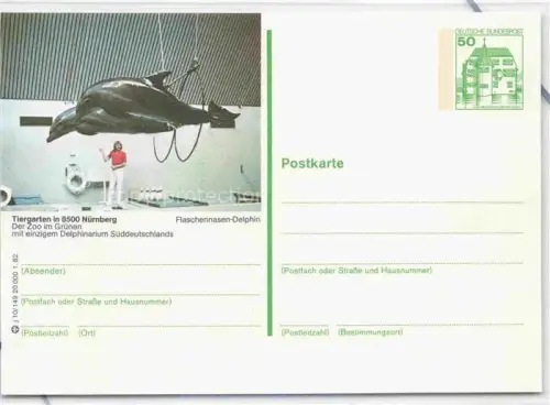 AK / Ansichtskarte Zoo Gardin Zoologique-- Nuernberg Delphinarium 