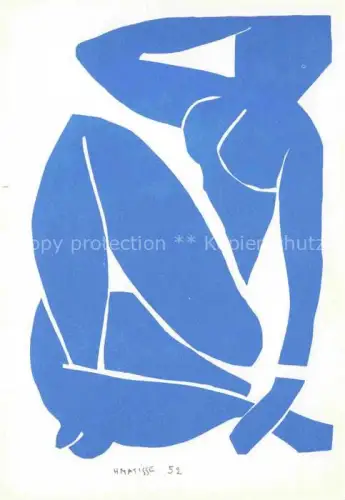 AK / Ansichtskarte MATIssE Henri (1869-1954) Kuenstlerkarte Blue Nude