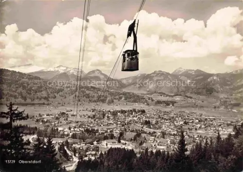 AK / Ansichtskarte Seilbahn Cable-Car Telepherique Oberstdorf bayr. Allgaeu Nebelhornbahn 