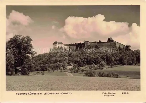 AK / Ansichtskarte Foto Hering Nr. 2556 Festung Koenigstein