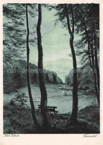 AK / Ansichtskarte KueHNLE Karl Kuenstlerkarte Taunustal 