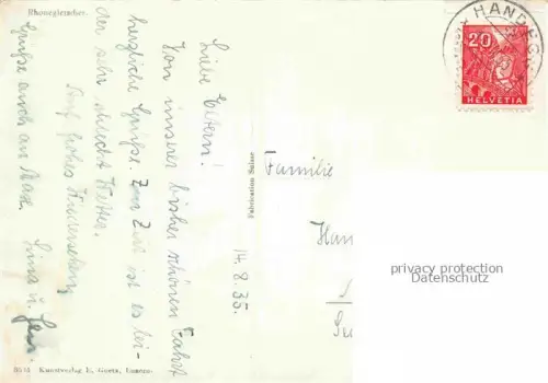 AK / Ansichtskarte Gletscher Glacier Glaciar Ghiacciaio-- Rhonegletscher 