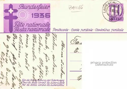AK / Ansichtskarte ZAUGG Hans Kuenstlerkarte Schweiz Bundesfeier Festa Nationale Kind Laterne Schweiz
