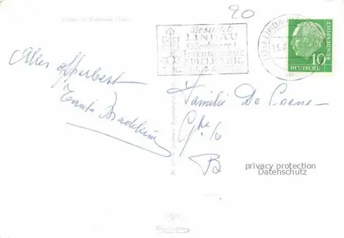 AK / Ansichtskarte Dampfer Binnenschifffahrt Lindau Bodensee Leuchtturm 