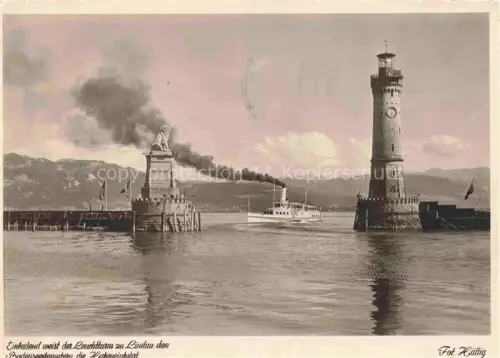 AK / Ansichtskarte Leuchtturm Lighthouse Faro Phare-- Foto Kaettig Lindau Bodensee 