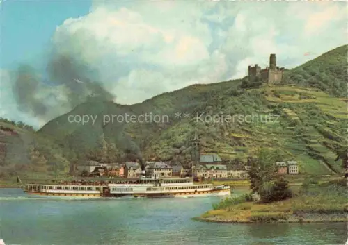 AK / Ansichtskarte Dampfer Seitenrad Bad Wellmich am rhein Burg Maus