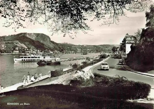 AK / Ansichtskarte Dampfer Binnenschifffahrt Remagen am Rhein