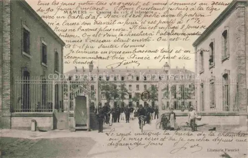 AK / Ansichtskarte MAMERS 72 Sarthe Caserne du 115e d'Infanterie