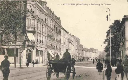 AK / Ansichtskarte MULHOUSE Muehlhausen 68 Haut-Rhin Faubourg de Colmar
