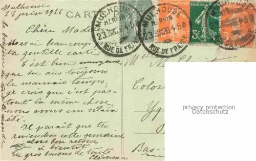 AK / Ansichtskarte MULHOUSE Muehlhausen 68 Haut-Rhin Faubourg de Colmar