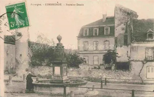AK / Ansichtskarte Combronde Riom 63 Puy-de-Dome Fontaine Desaix