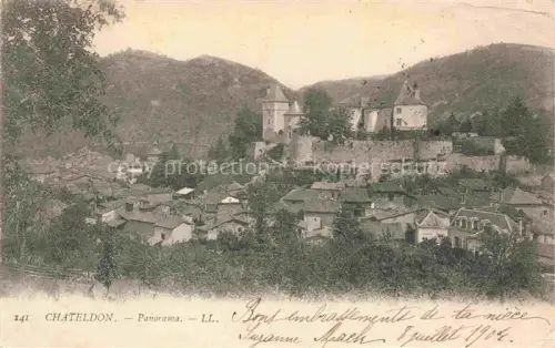 AK / Ansichtskarte Chateldon Thiers 63 Puy-de-Dome Vue panoramique