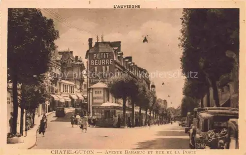 AK / Ansichtskarte Chatel-Guyon Chatelguyon 63 Puy-de-Dome Avenue Baraduc et Rue de la Poste