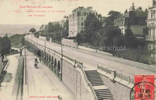 AK / Ansichtskarte PAU 64 Pyrenees-Atlantiques Avenue Léon-Say et Boulevard des Pyrénées