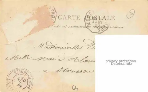 AK / Ansichtskarte PAU 64 Pyrenees-Atlantiques Entrée du château