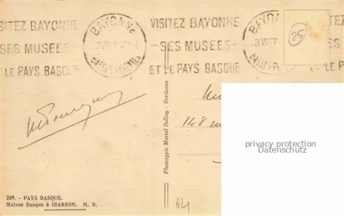 AK / Ansichtskarte Ibarron-Lizardia St-Pee-sur-Nivelle BAYONNE 64 Pyrenees-Atlantiques Maison Basque