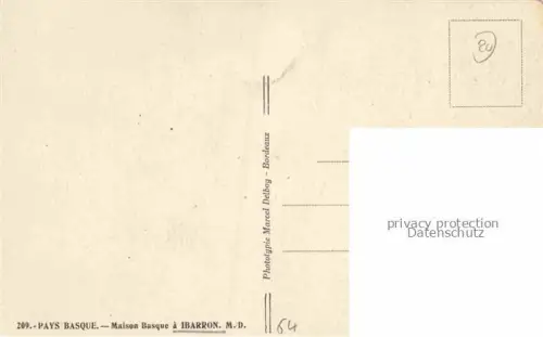 AK / Ansichtskarte Ibarron-Lizardia St-Pee-sur-Nivelle BAYONNE 64 Pyrenees-Atlantiques Maison Basque