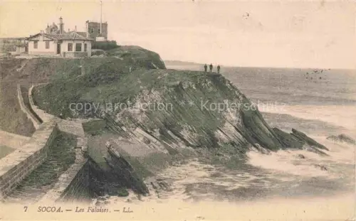 AK / Ansichtskarte Socoa Ciboure Bayonne 64 Pyrenees-Atlantiques Les falaises