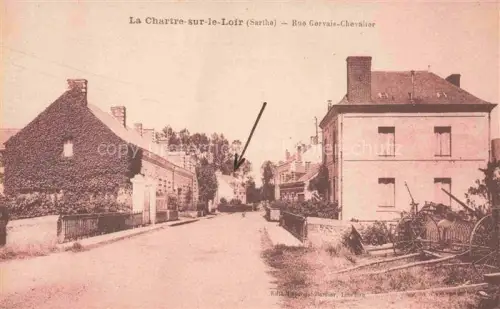 AK / Ansichtskarte La Chartre-sur-le-Loir LA FLECHE 72 Sarthe Rue Gervais-Chevalier