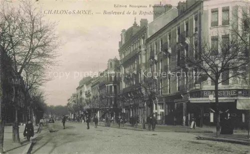 AK / Ansichtskarte CHALON-SUR-SAONE 71 Saone-et-Loire Boulevard de la République